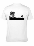Silhouette Tree Graphic T-Shirt - Casual Wear