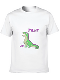Dino Jr. Rawr Black Graphic Tee