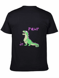 Dino Jr. Rawr Black Graphic Tee