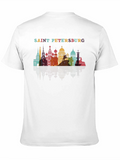 Saint Petersburg Skyline Graphic Tee