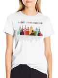 Saint Petersburg Skyline Graphic Tee