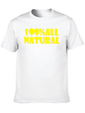 100% All Natural Graphic Tee - Black