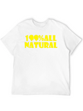 100% All Natural Graphic Tee - Black
