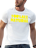 100% All Natural Graphic Tee - Black