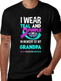 Teal & Purple Suicide Awareness T-Shirt