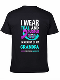 Teal & Purple Suicide Awareness T-Shirt