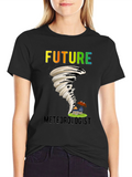 Future Meteorologist Black T-Shirt