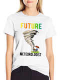 Future Meteorologist Black T-Shirt