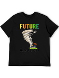 Future Meteorologist Black T-Shirt