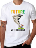 Future Meteorologist Black T-Shirt