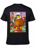 Cartoon Eagle Money T-Shirt