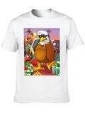 Cartoon Eagle Money T-Shirt