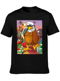Cartoon Eagle Money T-Shirt