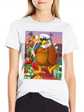 Cartoon Eagle Money T-Shirt