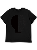 Brain Lightbulb Tee - Smart Idea Shirt