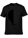 Brain Lightbulb Tee - Smart Idea Shirt