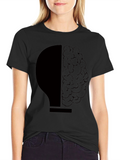 Brain Lightbulb Tee - Smart Idea Shirt