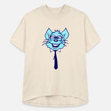 Nerd Cat Horn-rimmed Glasses Geek Smart Kitten Fun