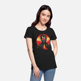 Niche Friend Red Sun Robot Shirt