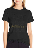 Eat Sleep Parkour Repeat Black T-Shirt