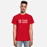 No Pain No Gain Bodybuilder Fitness Workout Gym
