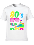 Vibrant 80s Retro Graphic T-Shirt