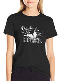 Hip Hop Dancer Black T-Shirt