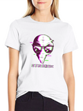 Strange Alien Glitch Graphic T-Shirt