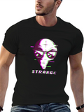 Strange Alien Glitch Graphic T-Shirt