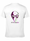 Strange Alien Glitch Graphic T-Shirt
