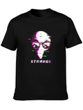 Strange Alien Glitch Graphic T-Shirt