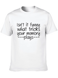 Funny Memory Tricks Black T-Shirt