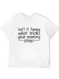 Funny Memory Tricks Black T-Shirt