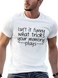 Funny Memory Tricks Black T-Shirt
