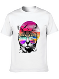 Cool Cat Retro Sunset T-Shirt
