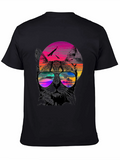 Cool Cat Retro Sunset T-Shirt