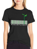 Green Planet Graphic T-Shirt - Eco-Friendly Design