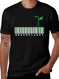 Green Planet Graphic T-Shirt - Eco-Friendly Design