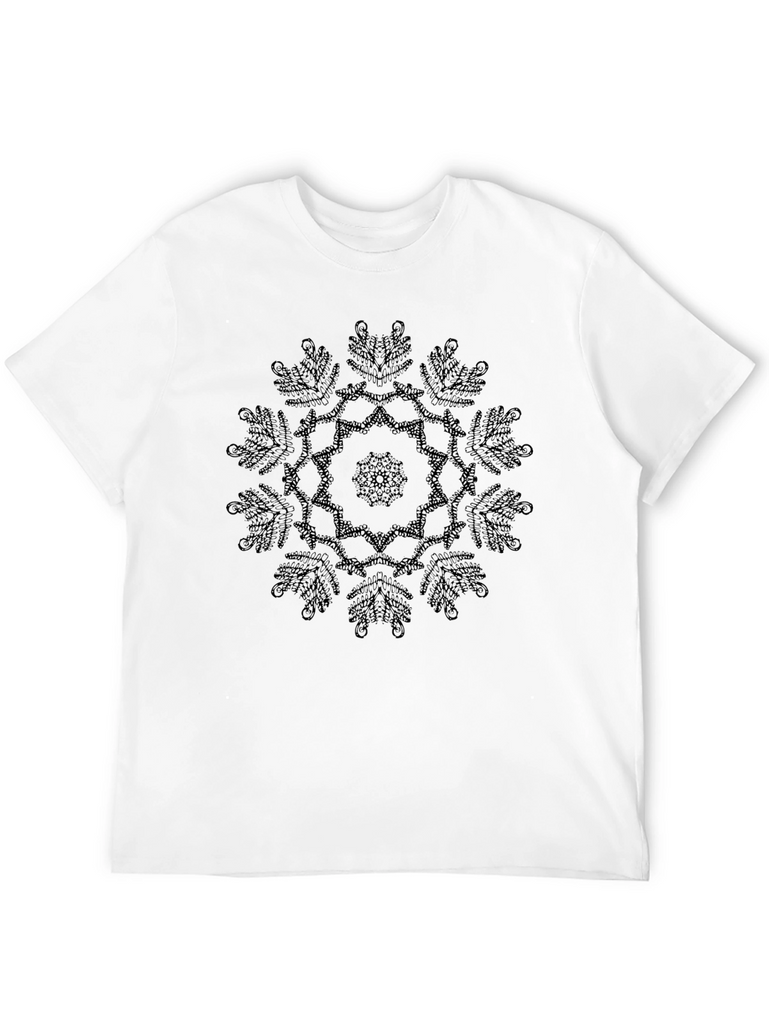 Black Mandala Graphic Tee - Unique Design