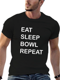 Eat Sleep Bowl Repeat T-Shirt