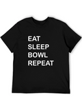 Eat Sleep Bowl Repeat T-Shirt