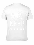 Keep Calm and Farm On - Novelty Graphic Tee