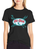 Ski Chick Graphic Tee - Black Unisex T-Shirt