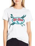 Ski Chick Graphic Tee - Black Unisex T-Shirt