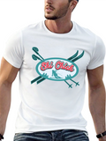 Ski Chick Graphic Tee - Black Unisex T-Shirt
