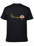 Snail Leaving Home Graphic T-Shirt