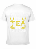 Funny Balanced Diet Tea Lover T-Shirt