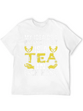 Funny Balanced Diet Tea Lover T-Shirt