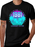 Born in 1981 Legendary Edition T-Shirt