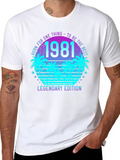 Born in 1981 Legendary Edition T-Shirt